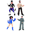 Batman Retro Action Figures Series 2 Set